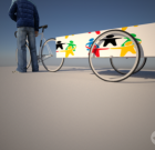 Pop Up Workshop Bicycle Trailer